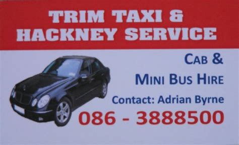 adrian byrne taxi trim|ADRIAN BYRNE T/A TRIM HACKNEY SERVICE